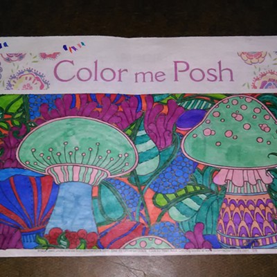 Color&nbsp;Me Posh Mushroom. By&nbsp;Steve Payton