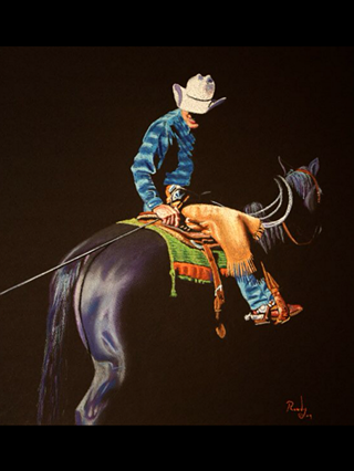 Cowboy and rodeo art