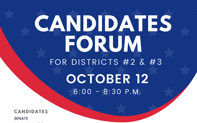 Dist. 2 and 3 Candidates Forum