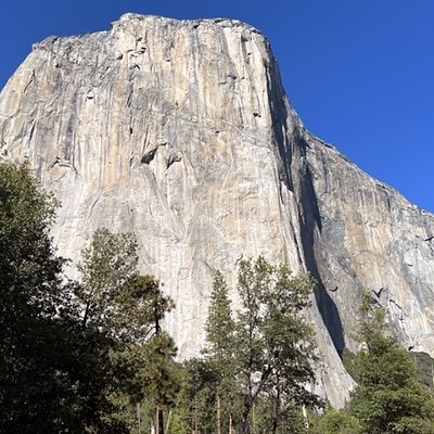 El Capitan from the base. Yosemite National Park in California
