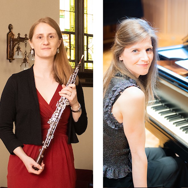Teodora Proud, oboe and Eneida Larti, piano