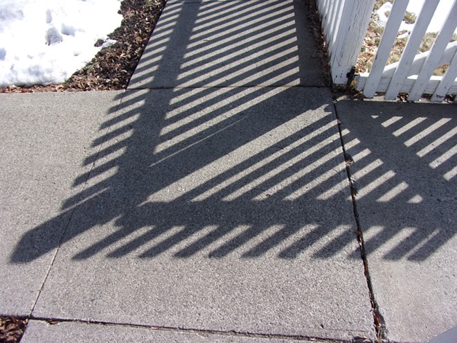 fence shadow II