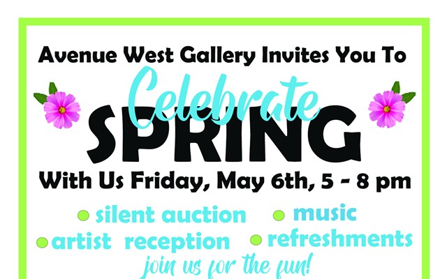 First Friday Artist reception and silent auction
