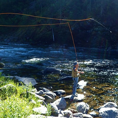 Dave Peterson snapped this picture of Don James fishing on the Lochsa river last September.  One of the many blessings of living in the wonderful state of Idaho!