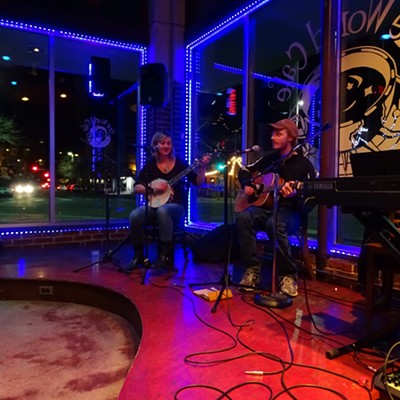 Thank you to the musicians that played at the Friends of the Clearwater Cabin Fever Benefit Concert. Pictured here are Ben Walden and Allison Anders. Photo taken Jan. 27 at One World Cafe in Moscow by Brett Haverstick.