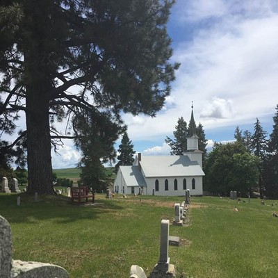 This was taken on May 20, 2019. Genesee Valley Lutheran congregation is the oldest Lutheran community in the state of Idaho. It was founded in 1876. Photograph by Nancy Beebe.