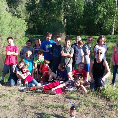 Students from Whitman Elementary School in Lewiston went fishing at Head Gate Pond near Asotin on May 3rd. The trip was sponsored by the PTA. Students also practiced their casting skills with Jen Bruns from the Idaho Fish & Game. Dana Smith took the photo.