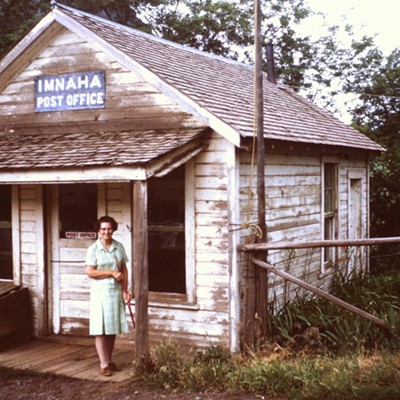 Picture of the Imnaha, Oregon Post Office taken by my father-in-law, John Maas, of Holland, Mi.