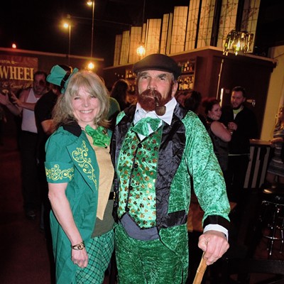 This lovely couple was at the 3rd Wheel Event Center and came dressed spot on for St Patrick's Day fun and celebration. Taken March 16, 2019 by Mary Hayward of Clarkston.