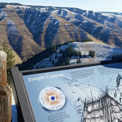 A view of Joseph Canyon in NE Oregon near Rimrock Resturant. Taken Nov. 21, 2015. Photographer Mary Hayward of Clarkston.