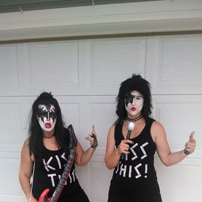 This photo was taken June 20 in Fairbanks, Alaska, by Jennifer Wallace of Clarkston. Janelle Wilsey, right,&nbsp;of Lewiston and &nbsp;Brandee Brooks, left,&nbsp;of Clarkston got dressed up for the Midnight Sun Run in Fairbanks. They were Paul Stanley and Gene Simmons of the band Kiss.