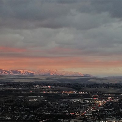 Lewiston in the sunset...