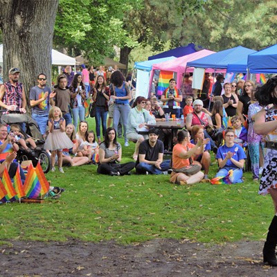 A fun atmosphere at the Palouse Pride Festival in Moscow and everyone enjoyed each lip sync contestant perform. Taken Aug. 25, 2018, by Mary Hayward of Clarkston.