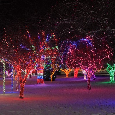 Locomotive Park in Lights