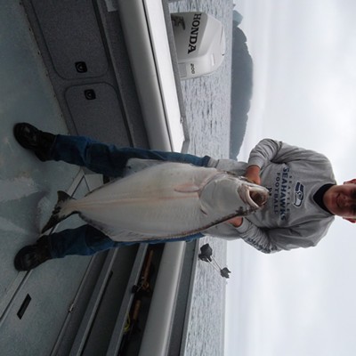 Nicholas Blume 12 years old ,60 pound halibut  Seward Alaska