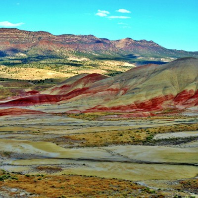 This image of the Painted Hills, one of the three units of the John Day Fossil Beds National Monument, was taken by Leif Hoffmann (Clarkston, WA) on July 27, 2019 while exploring Central Oregon with family.