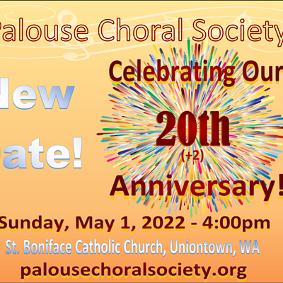 Palouse Choral Society 20th anniversary celebration