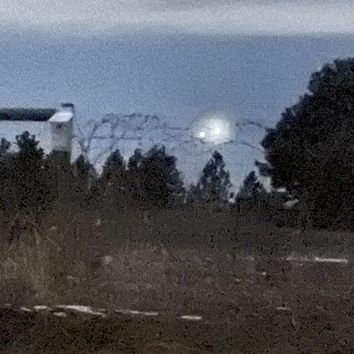 The Jupiter - Venus conjunction and a lucky break in the cloud cover provided an opportunity to see an amazing site on Wednesday March 1, 2023 at 7:30 pm PDT.  We stood in our driveway looking at the lights which were over Moscow, Idaho.  Jupiiter was on the left and Venus on the right. I was surprised my Apple Iphone 12 could capture this.