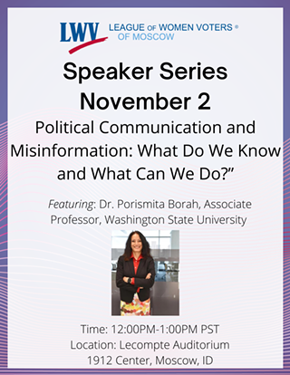 "Political Communication and Misinformation: What Do  We Know And What Can We Do?"