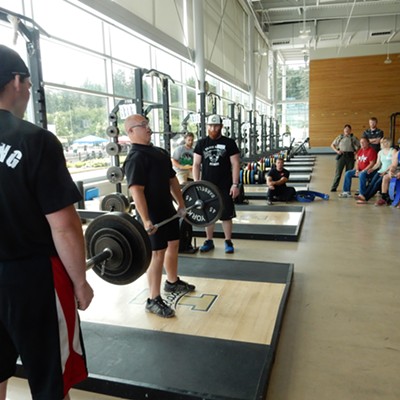Idaho State Special Olympic Summer Games were held Saturday, June 20, in Moscow at the University of Idaho. Connie Duclos took this shot of Jacob Duclos (16, Lewiston, team LC Storm) during the deadlift competition. Jacob lifted a personal best of 325 lbs that day.