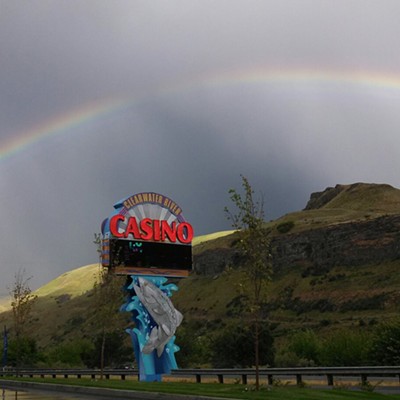 Rainbow ended the Chief Joseph unveiling.