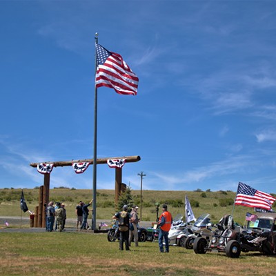 The fifth annual Theon military flag ceremony on May 29, 2021 and the raising of the flag.