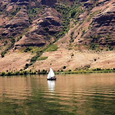 A nice day to sail on the Snake River. Photo captured by Mary Hayward of Clarkston on August 18, 2019 near Granite Rock.