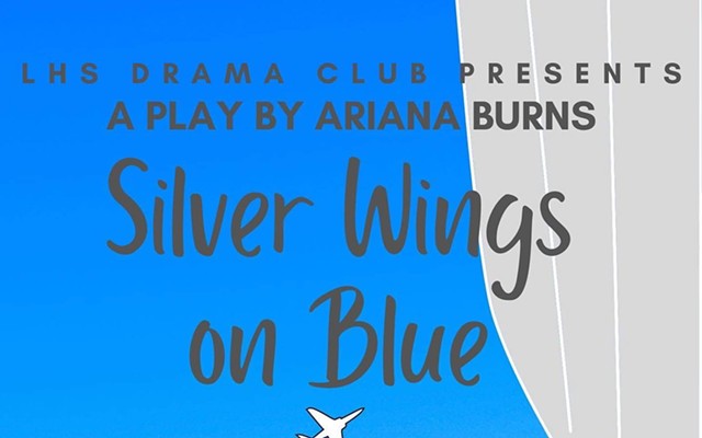 "Silver Wings on Blue"