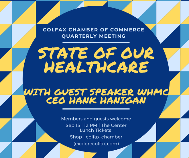 Catch up on Chamber news and Healthcare in Colfax