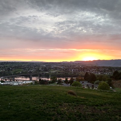 The sunset over the Lewis-Clark Valley was pretty spectacular on Saturday, April 23.