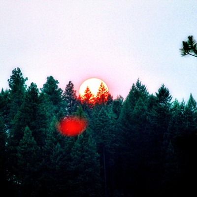 Sunset on fire...Troy, Idaho