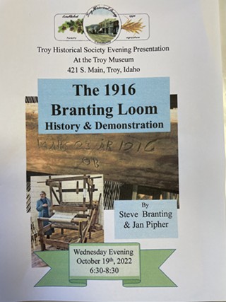 The 1916 Branting Loom: History & Demonstration