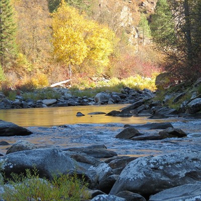 Le Ann Wilson of Orofino took this from Bungalow Beach, on the North Fork Ranger District, on October 16.