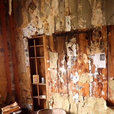 I took the photo in June 2023 in a cabin in the gold rush ghost town of Custer, near MacKay, Idaho. Founded around 1877, this is one of but a few remaining buildings still standing and served as a personal residence in that community