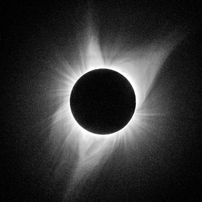 Totality, as observed in the Great American Eclipse of August 21, 2017, in Weiser, Idaho. The photo was taken by Pullman resident, Ken Carper.