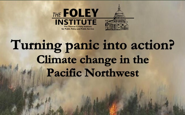 "Turning panic into action? Climate change in the Pacific Northwest"