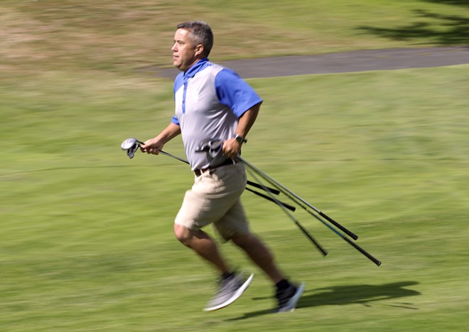 Hit. Run. Repeat. Speedgolf event descends on the Palouse