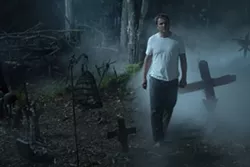 This image released by Paramount Pictures shows Jason Clarke in a scene from "Pet Sematary." (Kerry Hayes/Paramount Pictures via AP) - KERRY HAYES/PARAMOUNT PICTURES VIA AP