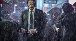 This image released by Lionsgate shows Keanu Reeves in a scene from "John Wick: Chapter 3 - Parabellum." (Niko Tavernise/Lionsgate via AP) - NIKO TAVERNISE/LIONSGATE VIA AP