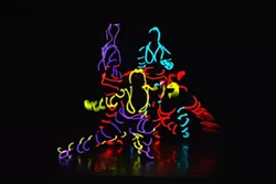 The Rainbow Dance Theatre will stage "iLumiDance" using the latest electro-luminescent wire technology.