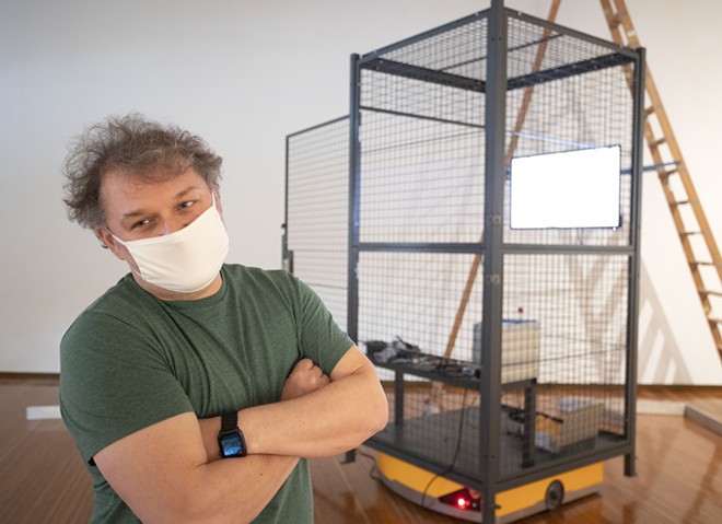Artist James Coupe's &#147;Exercises in Passivity" exposes the 'invisible workforce' of tech