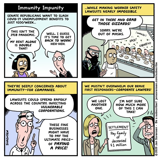 Immunity Impunity: Sorensen comic &#151; Aug. 6