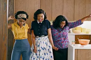 Associated Press photo -- From left: Janelle Monae, Taraji P. Henson and Octavia Spencer star in "Hidden Figures."