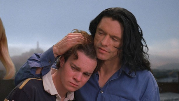 A scene from the cult classic, "The Room."