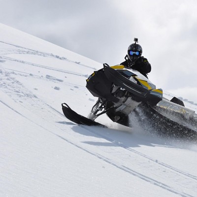 Spring Snowmobiling in McCall with Wayne Brooks