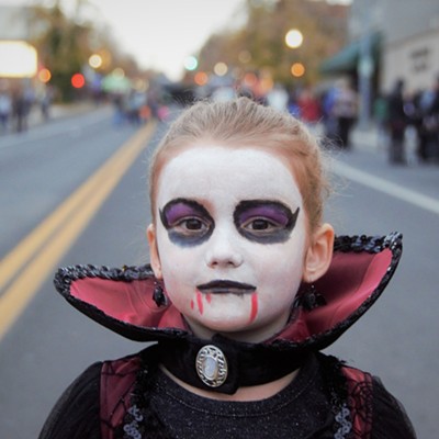 Our Granddaughter Lila had the time of her life dressing up as a vampire and getting lots of candy from downtown Clarkston. Taken October 31, 2018 by Mary Hayward.