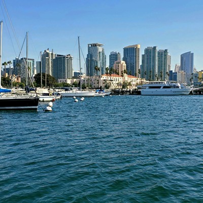 View of downtown San Diego on September 30th.