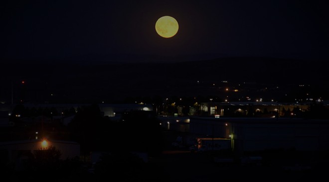 Full Moon Over Lewiston