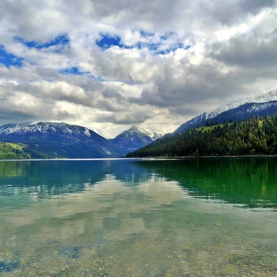 This photo of Wallowa Lake was taken on May 23, 2020 by Leif Hoffmann (Clarkston, WA) during an afternoon family drive.