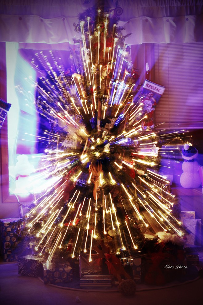 Warp speed Christmas Tree